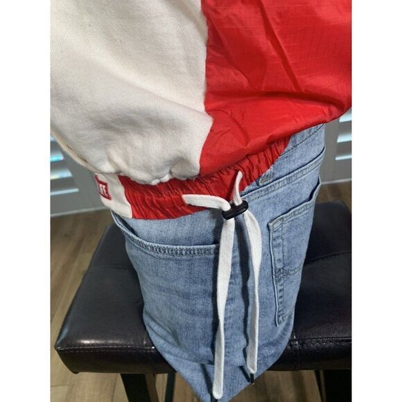 ALIFE New York Pullover White Red Hoodie Sweatshirt Large RARE Short Sleeve - Picture 11 of 11